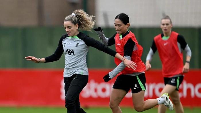 Training photos: LFC Women prepare for Manchester United at Melwood