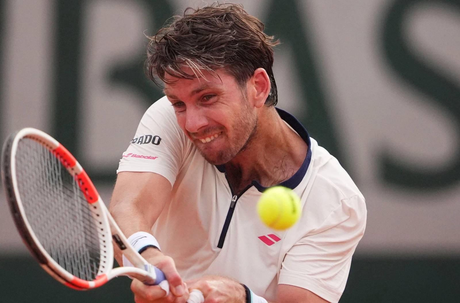 Britain's Cameron Norrie at the French Open