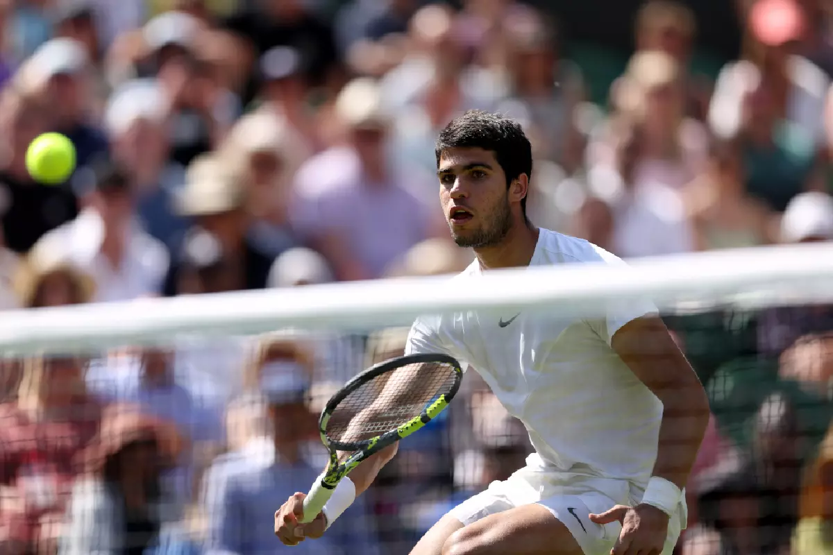 Wimbledon Carlos Alcaraz Plays Down Spying Controversy As Father Films