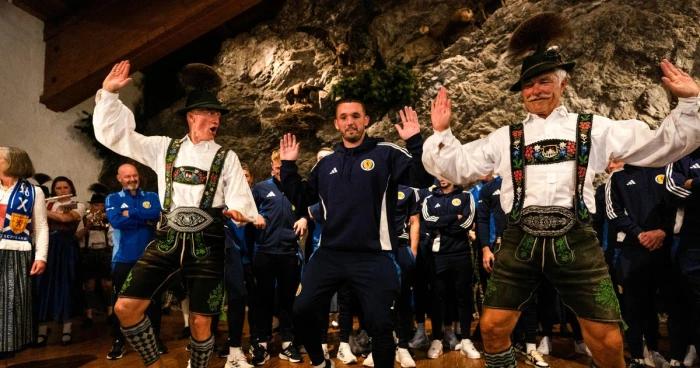 John McGinn reacts to viral Scotland dance in Germany