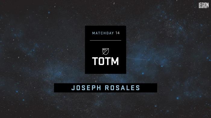 TOTM | Rosales Honored For Matchday No. 28 Efforts