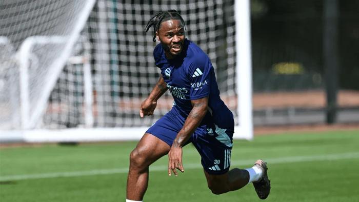 Watch Sterling in training for the first time