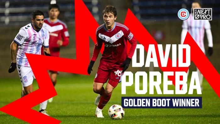 Chicago Fire FC II Captain David Poreba Wins 2024 MLS NEXT Pro Golden Boot Award