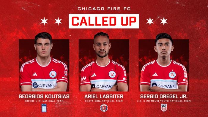 Three Chicago Fire FC Players Called to National Team Duty for October FIFA Window