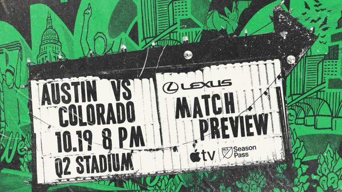 Match Preview Presented by Lexus: Austin FC vs. Colorado Rapids | October 19, 2024