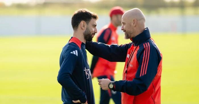 Fernandes makes feelings clear on one of Ten Hag's final Man Utd calls