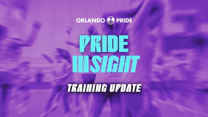 Pride InSight | Rainy training, clear goal