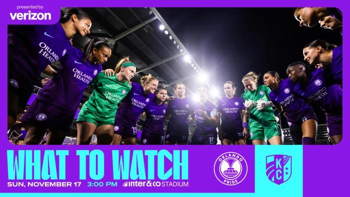 What to watch for as the Orlando Pride host the Kansas City Current in the 2024 NWSL Playoffs Semifinals, presented by Verizon