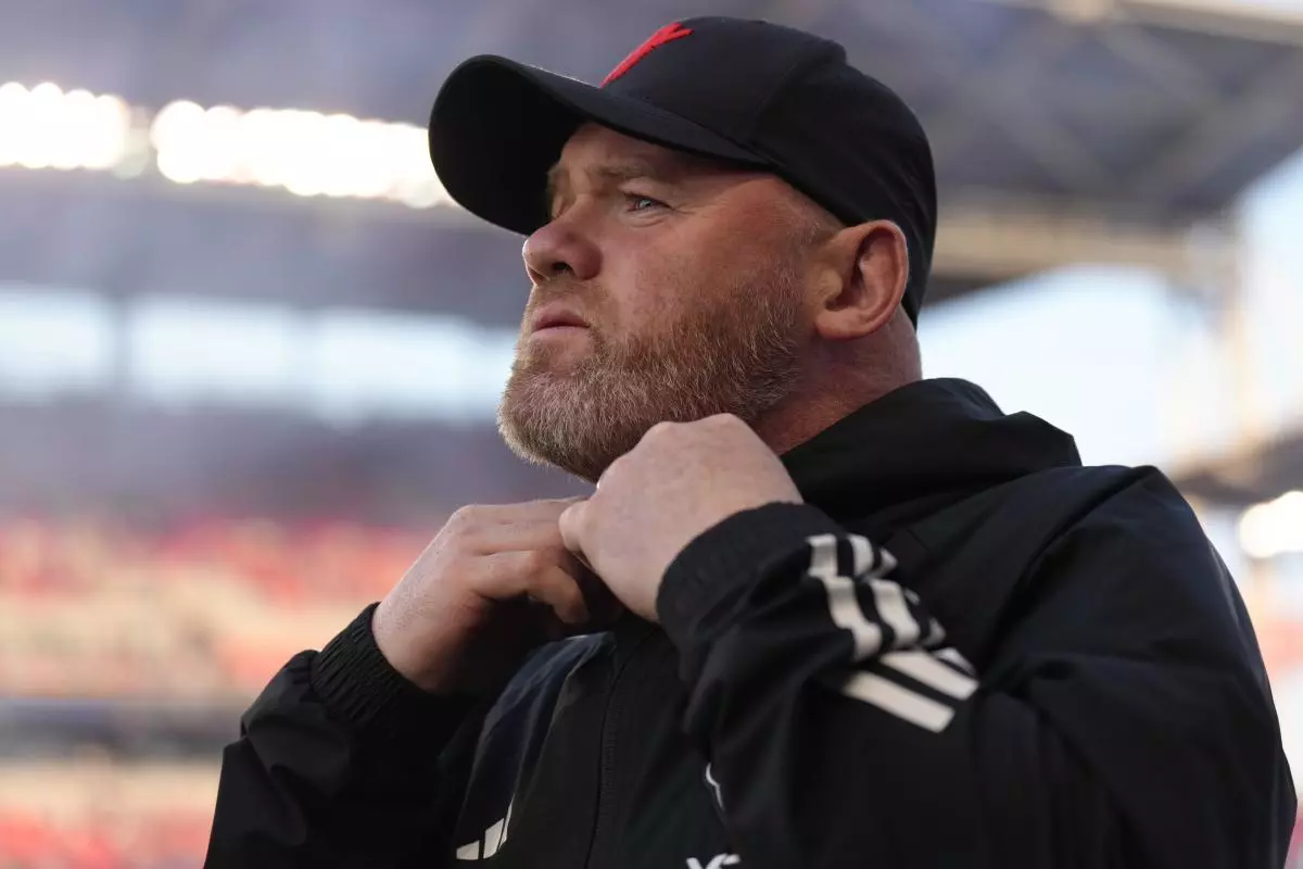 DC United manager Wayne Rooney in May