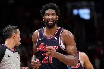 Joel Embiid in action