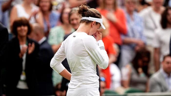 Barbora Krejcikova at Wimbledon