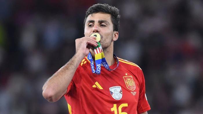 Man City's Rodri in hot water for 'Gibraltar is Spanish' chant during Euro celebrations