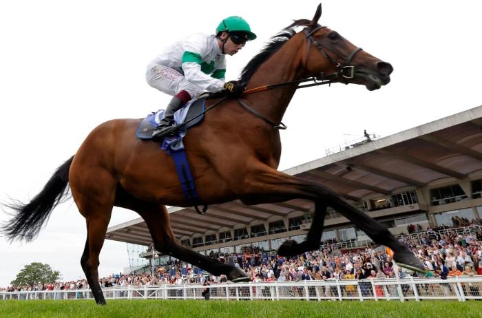 Tamfana ridden by Oisin Murphy on their way to winning the Atalanta Stakes