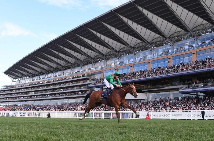 Calandagan ridden by Stephane Pasquier win at Ascot