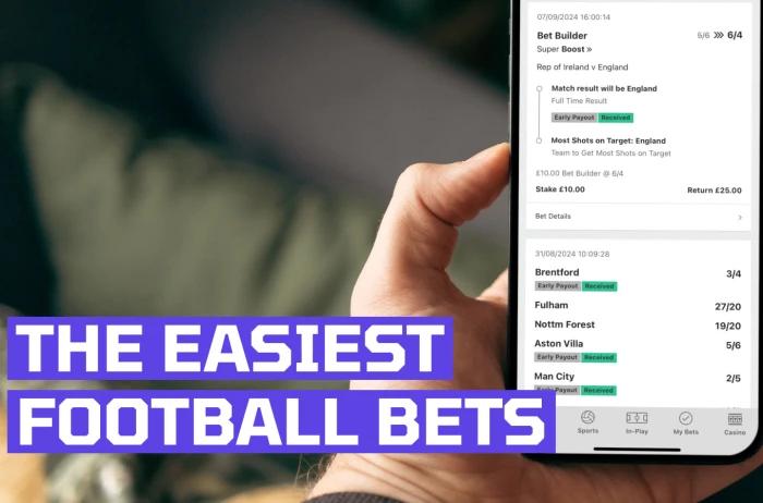 The easiest football bets to win