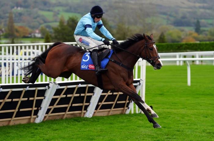 Valgrand ridden by jockey Harry Skelton