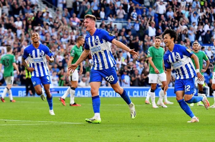 Evan Ferguson celebrates