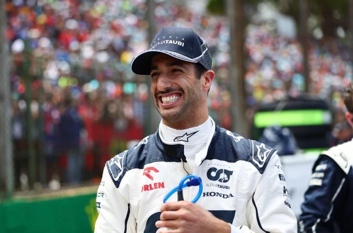 Daniel Ricciardo of AlphaTauri