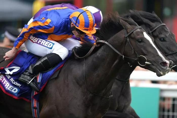 Auguste Rodin ridden by jockey Ryan Moore