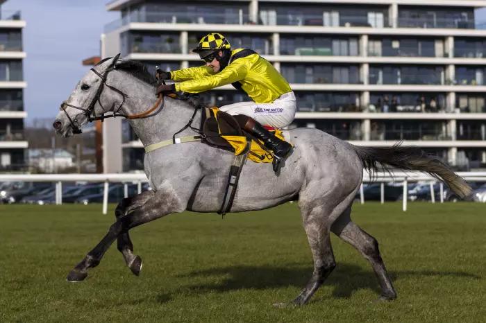 Eldorado Allen ridden by jockey Brendan Powell goes onto win the Betfair Denman Chase during Betfair Super Saturday at Newbury Racecourse. Picture date: Saturday February 12, 2022.