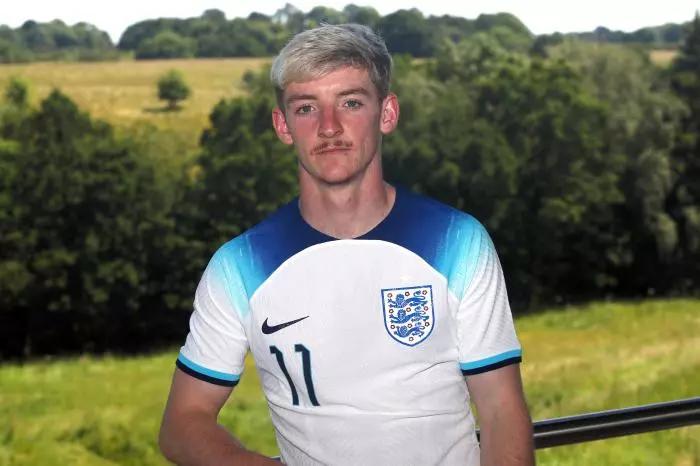 England's Anthony Gordon during a squad announcement