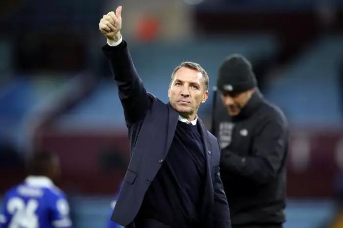 Former Leicester City manager Brendan Rodgers following the Premier League match at Villa Park - Feb 2023