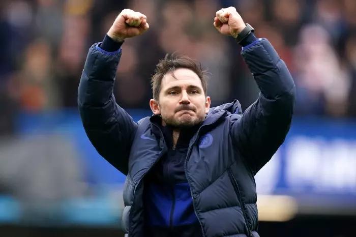 Frank Lampard Chelsea celebration Feb20