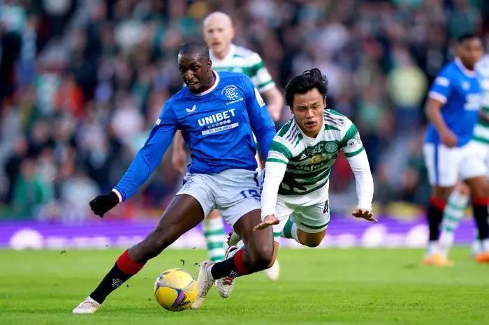 Glen Kamara playing for Rangers