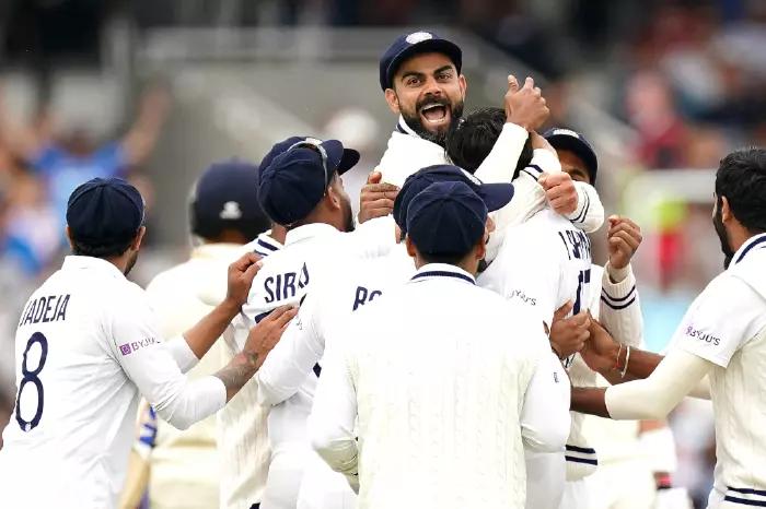 India Test celebration