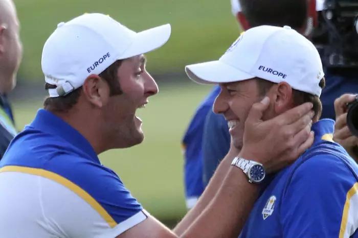 Jon Rahm and Sergio Garcia