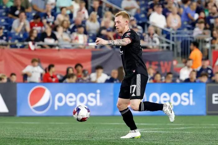 Lewis O'Brien playing for DC United