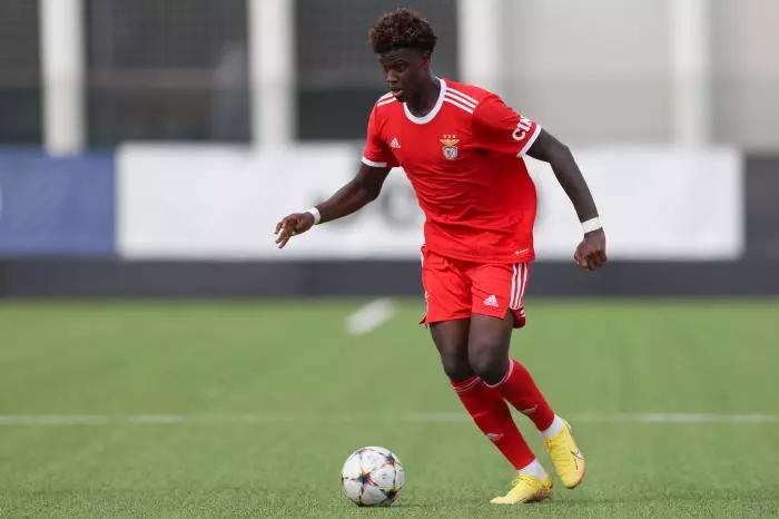 Luis Semedo of SL Benfica during the UEFA Youth League match at Juventus Training Centre - Sept 2022