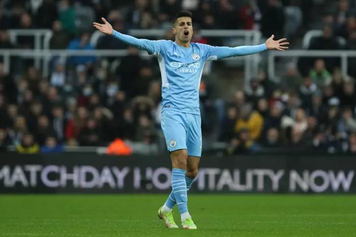 Manchester City's Joao Cancelo in action