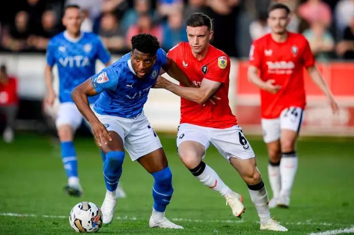 Myles Hippolyte of Stockport County 