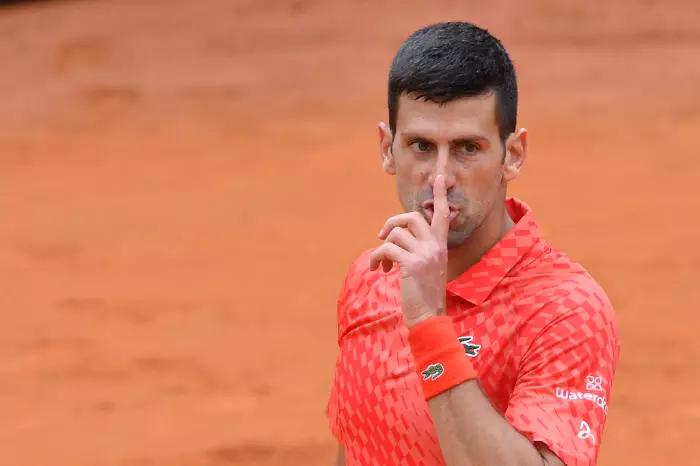 Novak Djokovic silences crowd May 2023