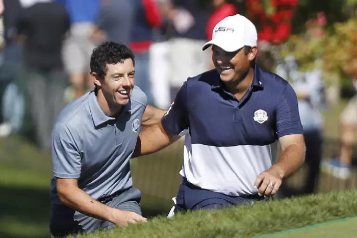 Rory McIlroy and Patrick Reed