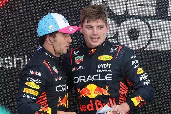 Sergio Perez and Max Verstappen 7 May 2023