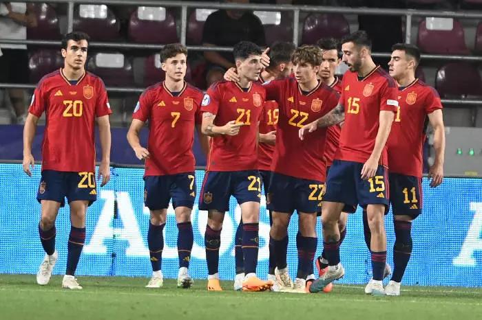 Spain U21 in action 