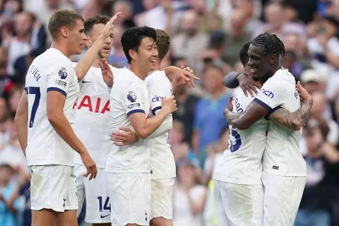 Tottenham celebrate