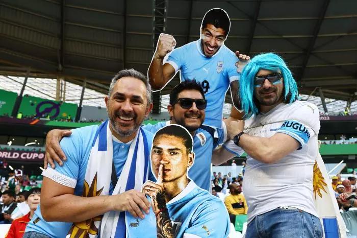 Uruguay fans at the 2022 World Cup