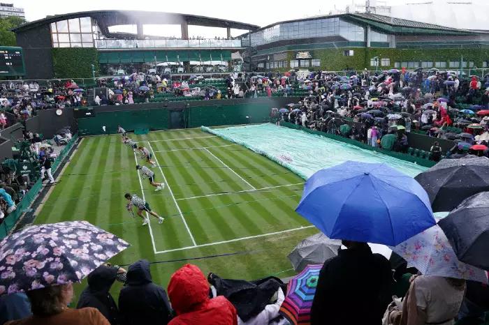 Wimbledon rain