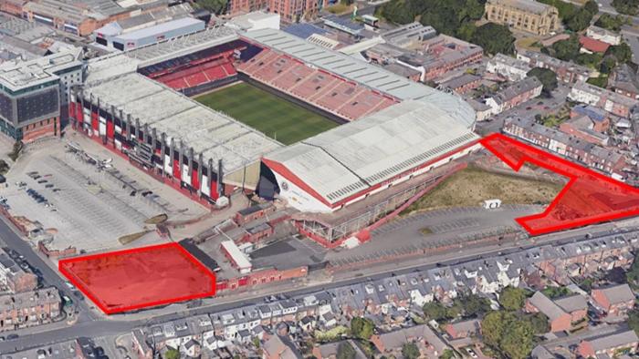 Iconic English club agrees to sell TWO plots of land on site of stadium