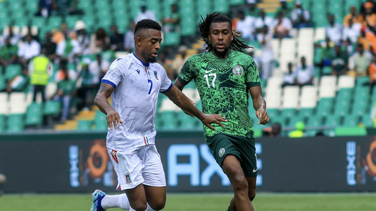 Alex Iwobi for Nigeria AFCON Jan 14, 2024