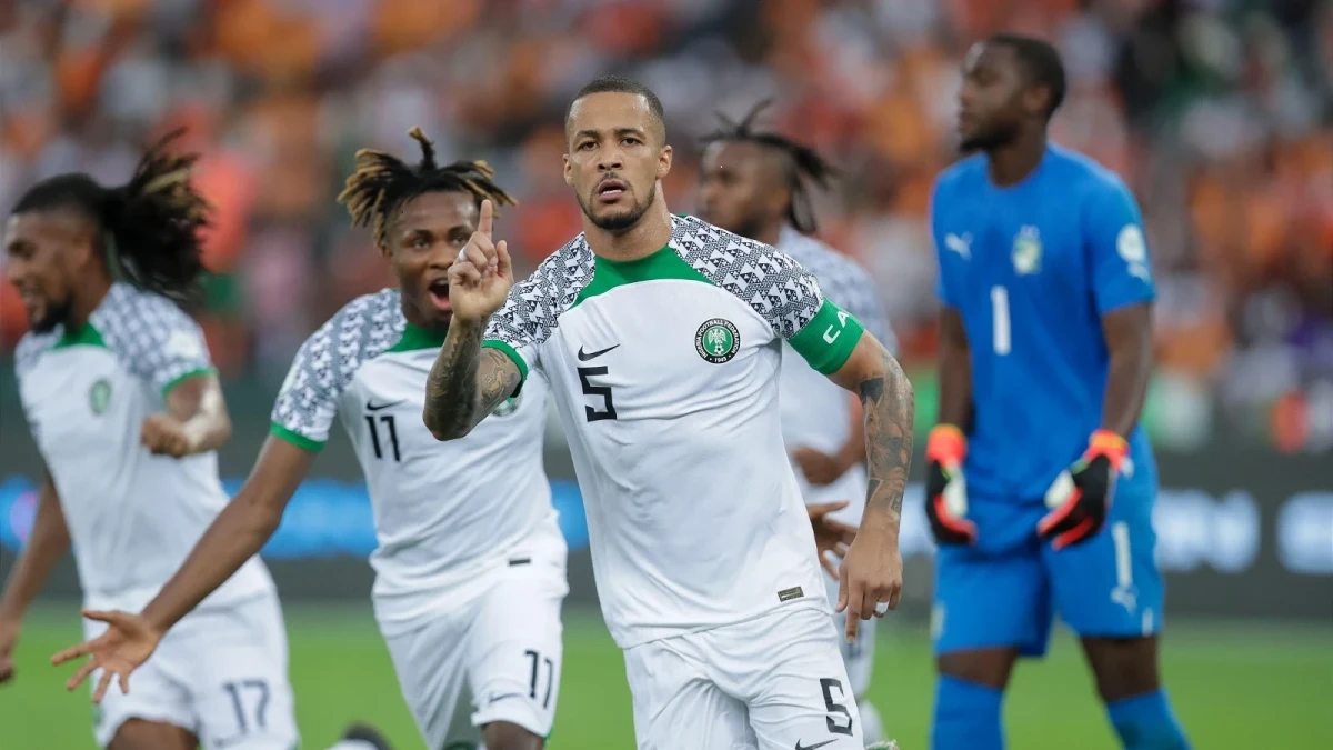 William Troost Ekong scores for Nigeria