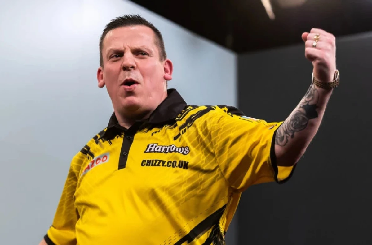 Dave Chisnall at the Masters