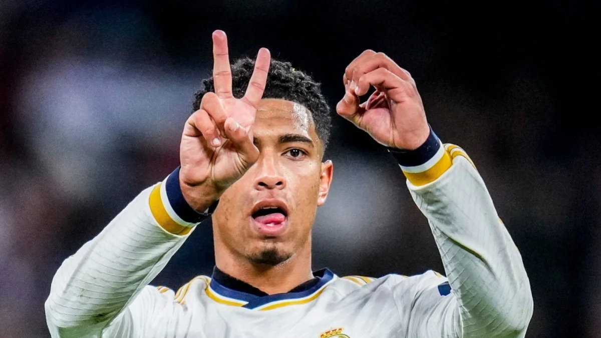 Jude Bellingham scores twice for Real Madrid against Girona 10 Feb, 2024