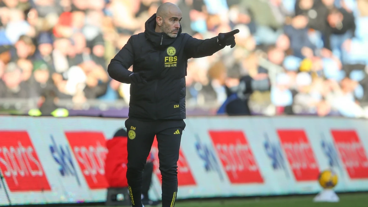 Leicester City manager Enzo Maresca