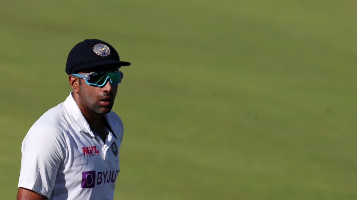 Ravichandran Ashwin in the field