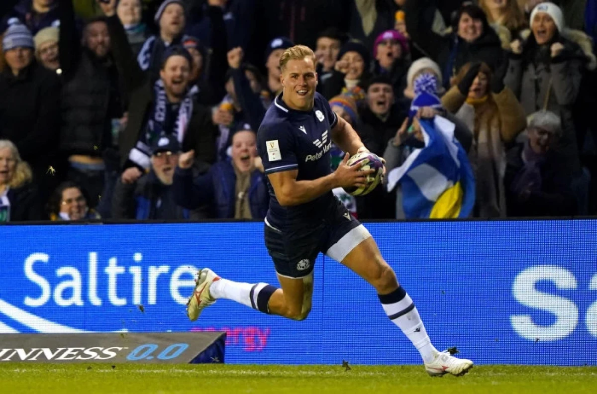 Scotland's Duhan Van Der Merwe is the tournament's top try scorer with five tries