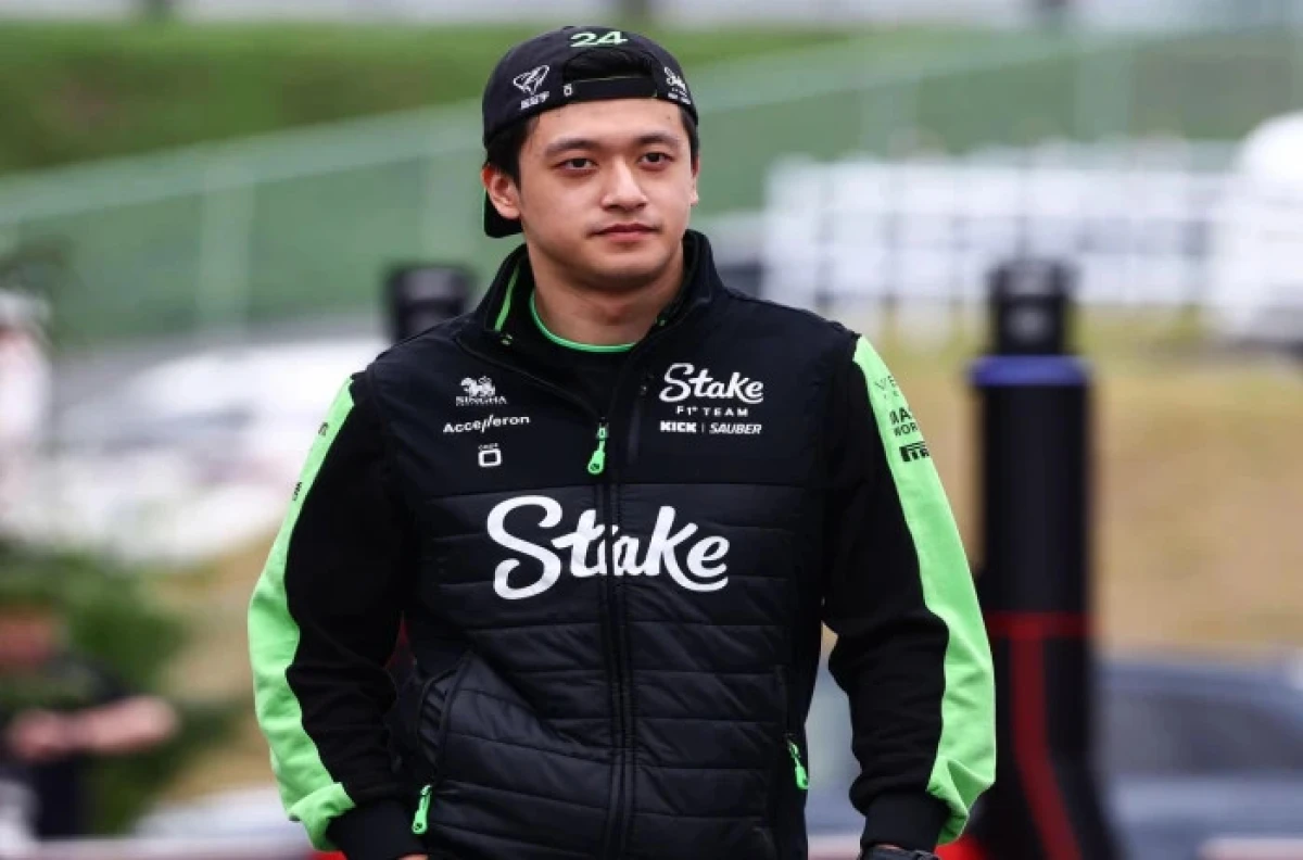 F1 driver Zhou Guanyu